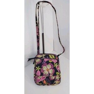 Vera Bradley Retired Pirouette In Pink Mini Hipster Crossbody Shoulder Bag Purse